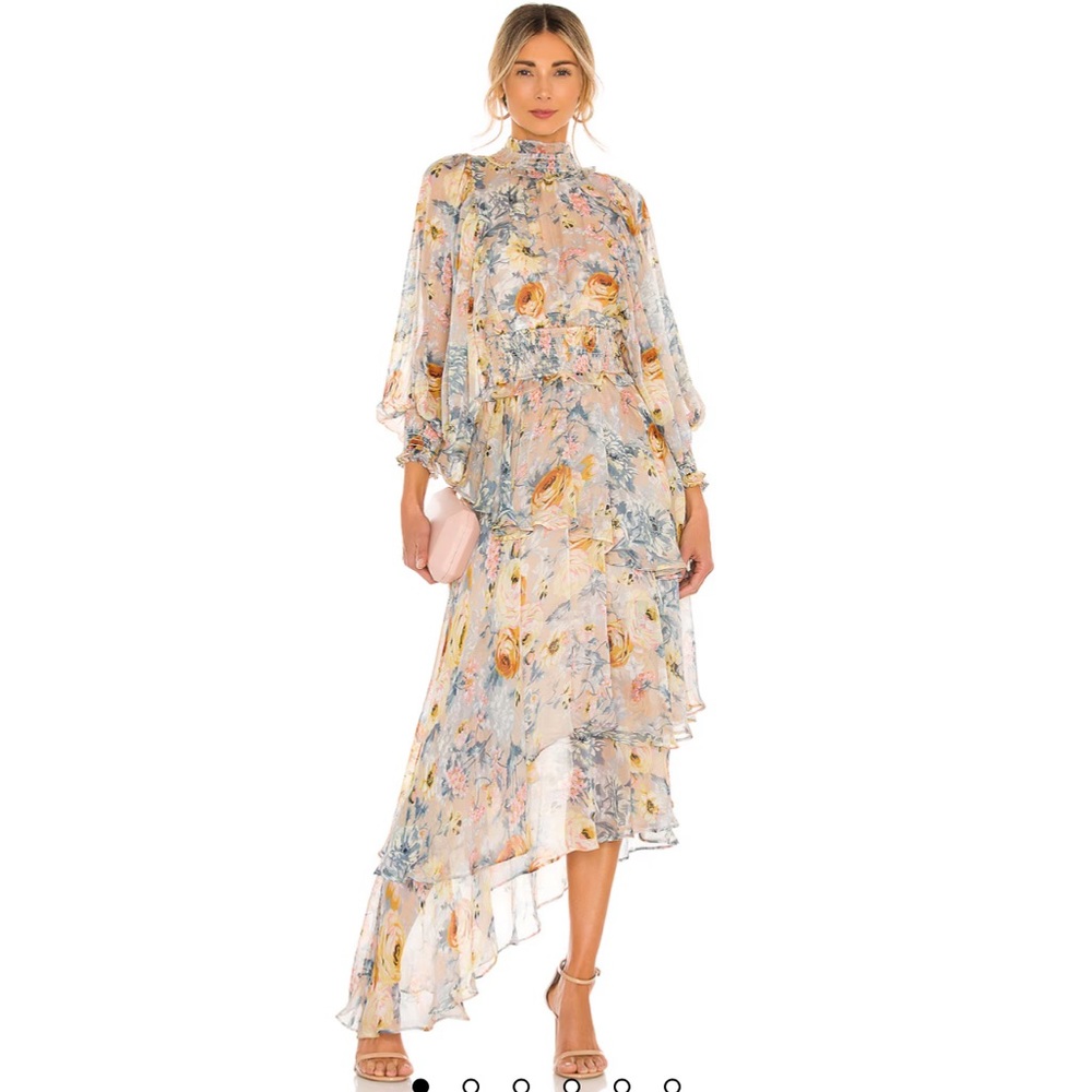 Floral Long Sleeve Maxi Dress